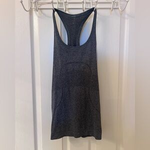 lululemon athletica Charcoal Racerback Tank Top